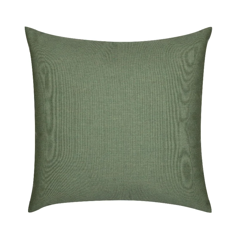 17" Square Elaine Smith Pillow  Canvas Fern