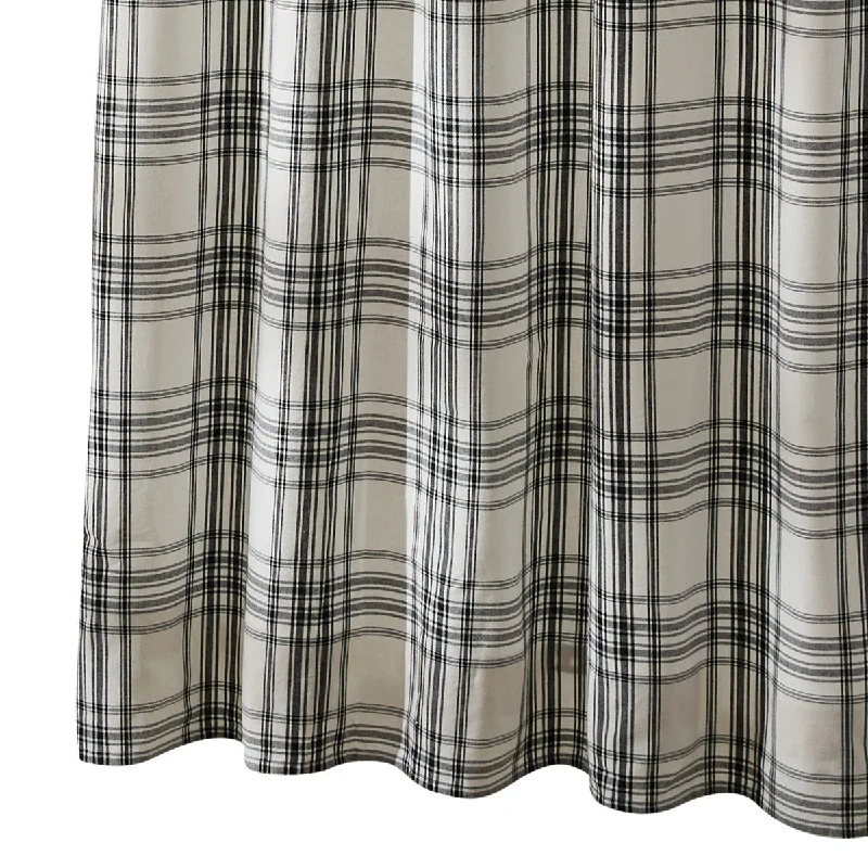 Onyx & Ivory Shower Curtain - Set of 2  Park Designs