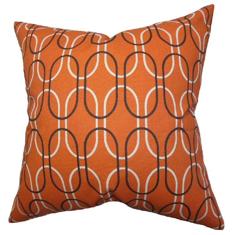 Ickitt Geometric Euro Sham Orange