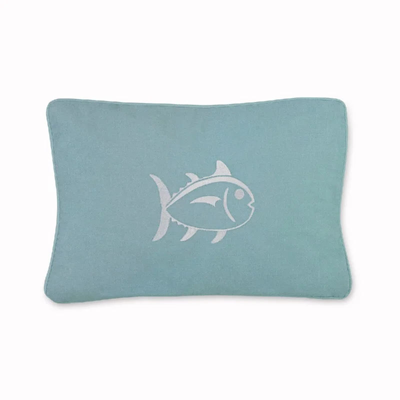 Southern Tide Tropical Retreat 12"W x 18"L Embroidered Skipjack Pillow