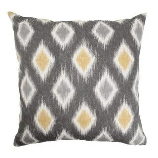 Faela Geometric Euro Sham Graphite