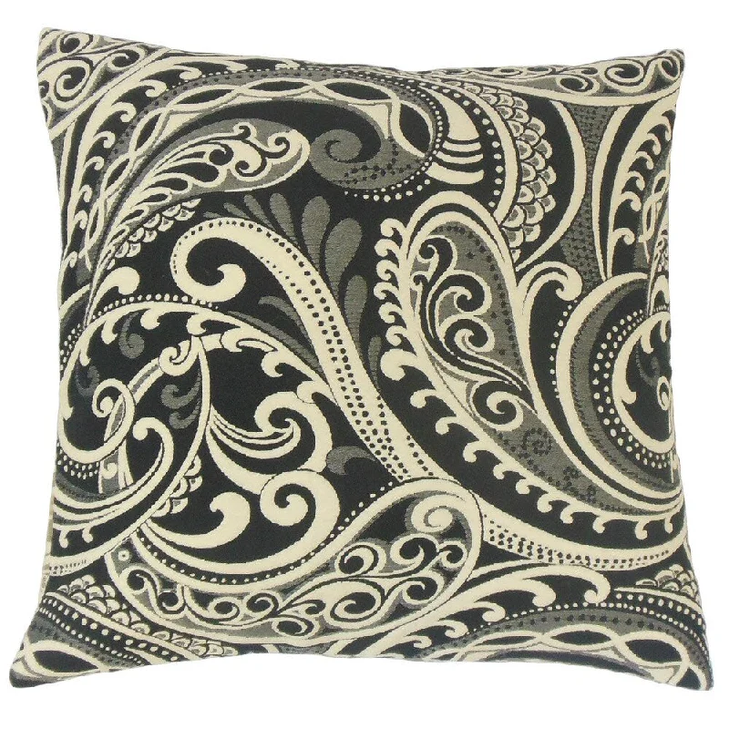 Natashaly Damask Euro Sham Domino