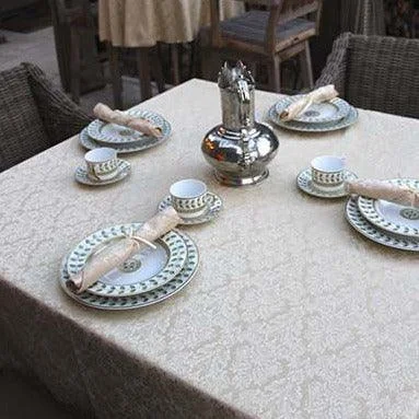 Square Saxony Damask Tablecloth