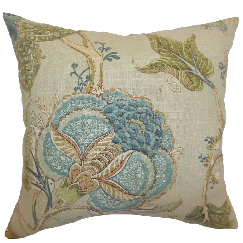 Ymanya Floral Euro Sham Seacoast