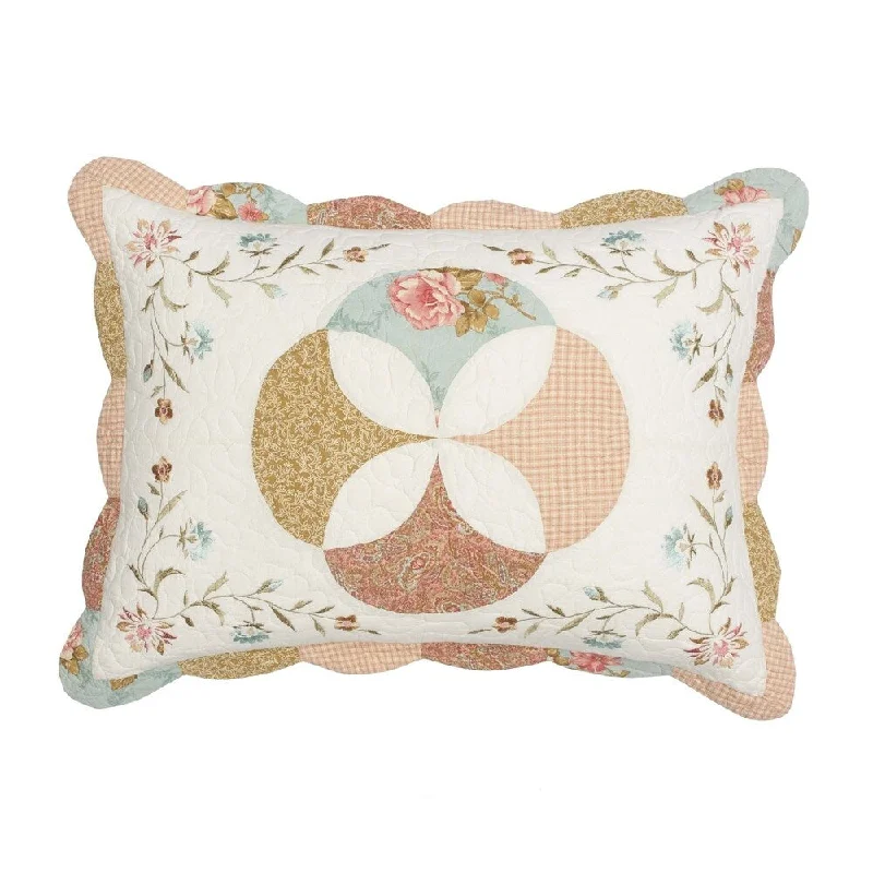 Nostalgia Home Medford Sham - Ivory/Multi