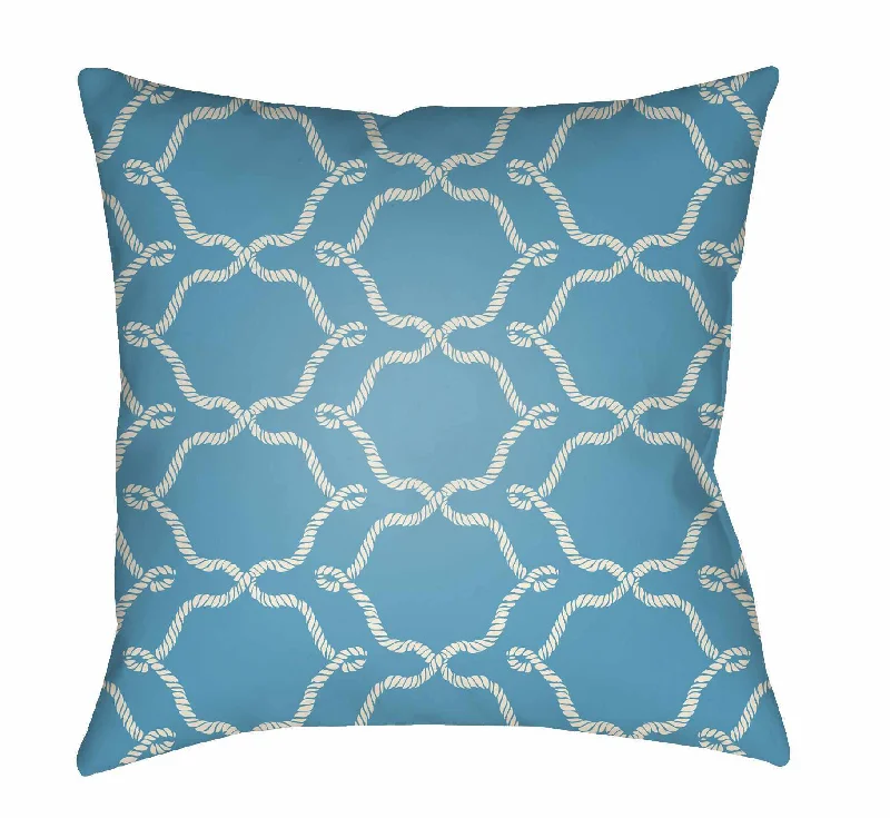 Pinugay Nautical Rope Pattern Throw Pillow