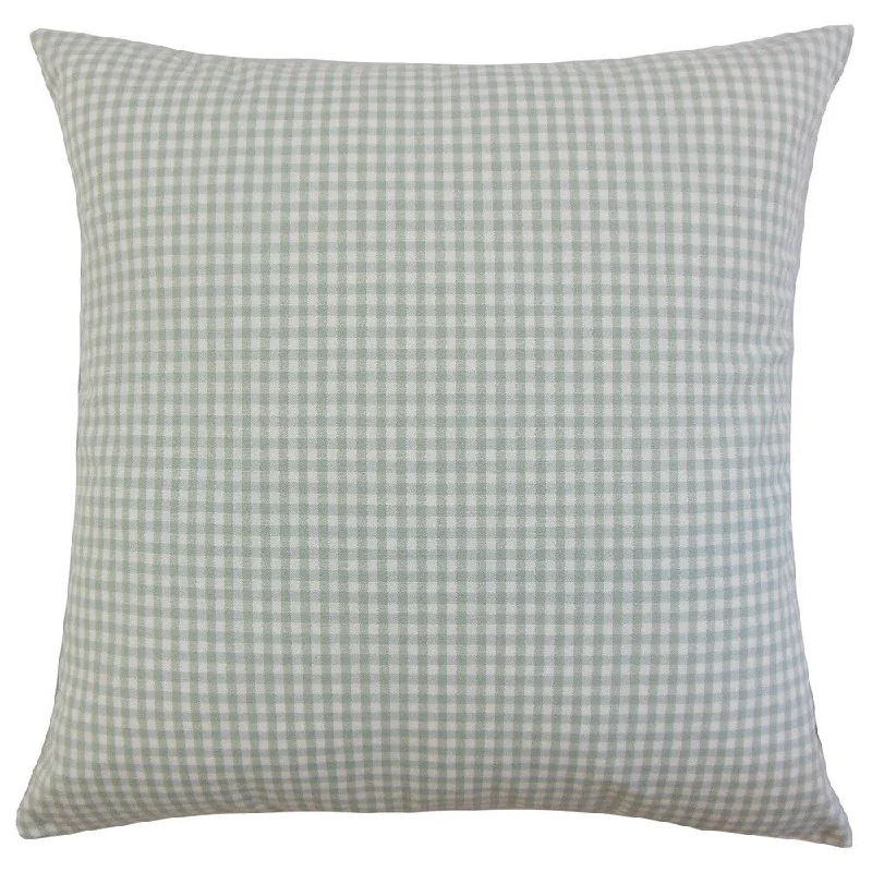 Keats Plaid Euro Sham Sea