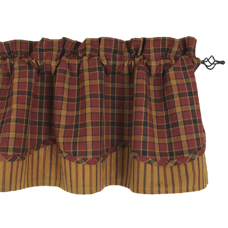 Homestead -  Red Fairfield Valance VF330017