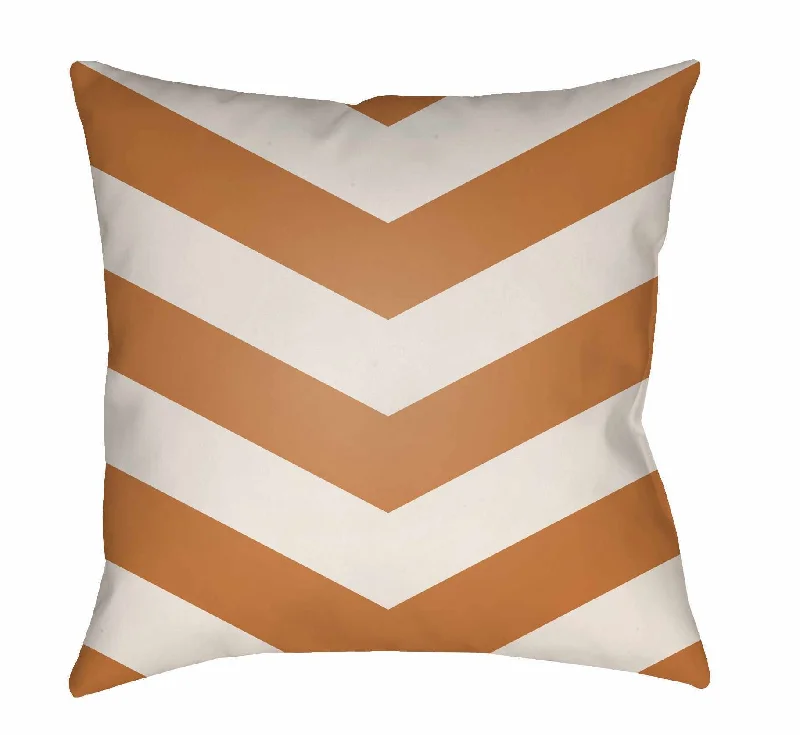 Panthersville Chevron Stripe Pattern Throw Pillow