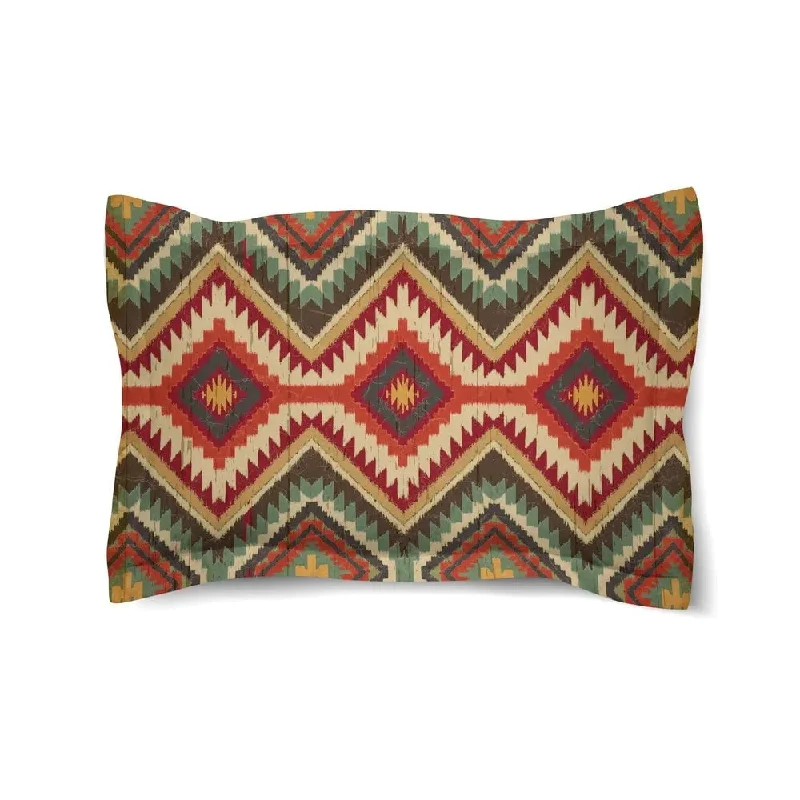 Laural Home Southwestern Pattern Comforter Pillow Sham